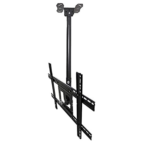 Adjustable Tilting TV Ceiling Mount, Fits Most 32-70 inch TVs, Mount On Vaulted Ceilings