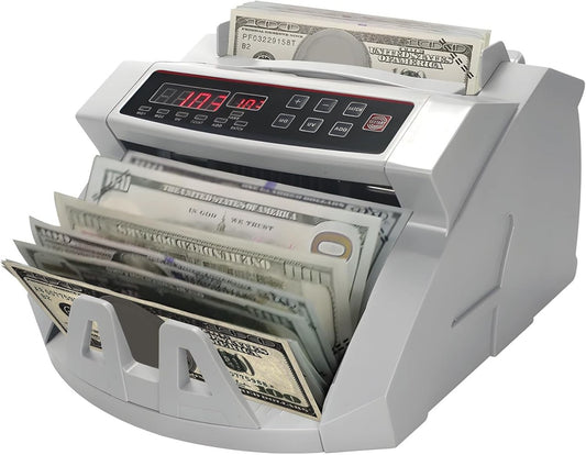 Money Counter Machine with Value Count with Counterfeit Detection Function