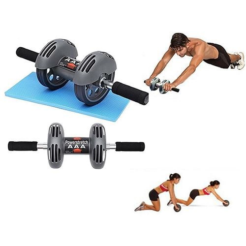 Power stretch Double wheel Abs Roller