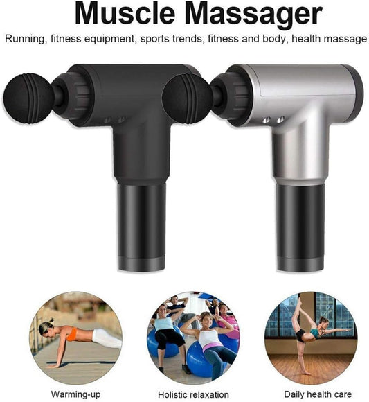 Physiotherapy Muscle Massage Gun - Health Massage Deep Relaxation Device High Frequency Vibration Impact Fascia Gun