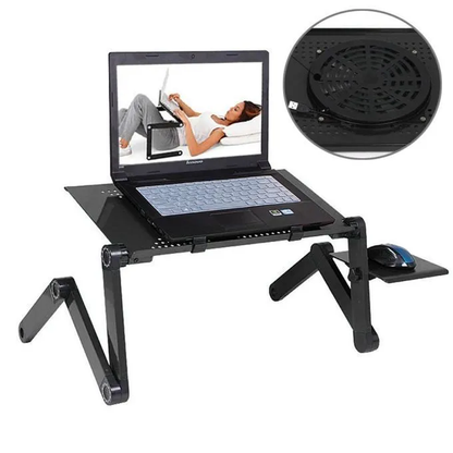 Laptop Stand With Cooling Fan Adjustable and Foldable