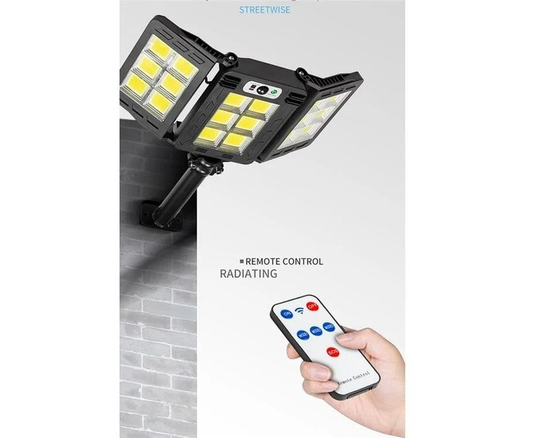 Solar Light 300Watts automatic sensor Solar security floodLight with 3 Heads