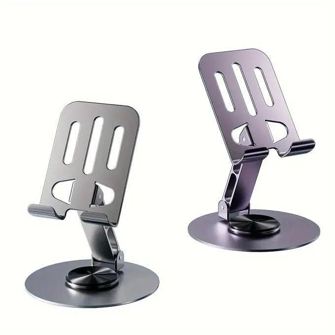 Aluminum Alloy Portable Folding Stand Compact Lazy Desktop Phone Holder Rotations 360°