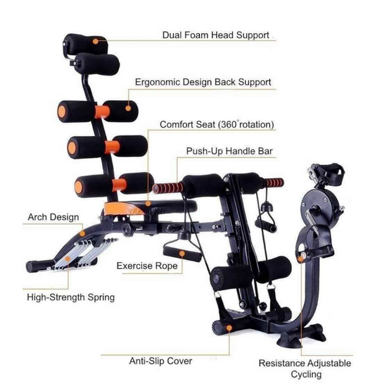 Six Pack ABS Workout Equipment for Home Gym Exercise