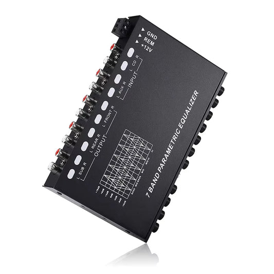 7 Band Car Audio Tuning Amplifier Parametric Equalizer