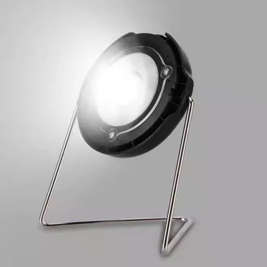 Solar rechargeable table standing lamp and wall light