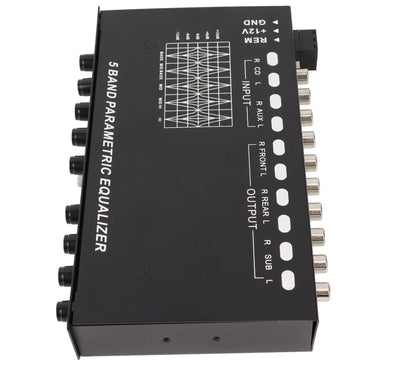 Professional 5 Band Car Audio Equalizer Crossover Amplifier