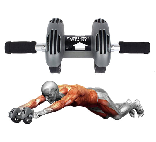 Power stretch Double wheel Abs Roller