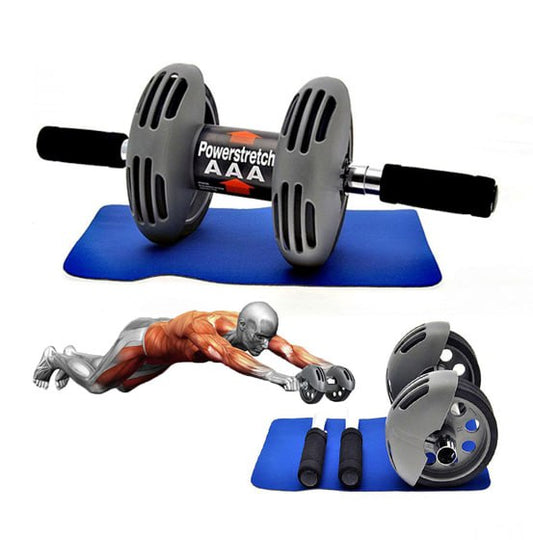 Power stretch Double wheel Abs Roller