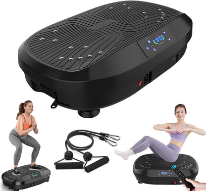 Full body Vibrating Plate Exercise Machine for Lymphatic Drainage, Weight Loss, Toning & Wellness