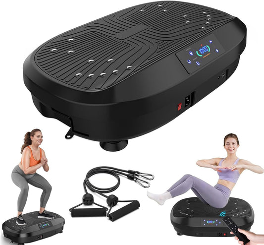 Full body Vibrating Plate Exercise Machine for Lymphatic Drainage, Weight Loss, Toning & Wellness