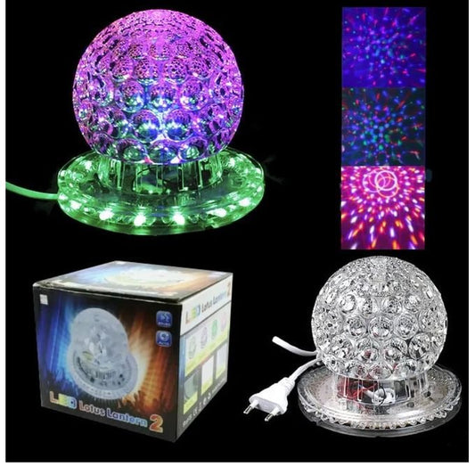 Disco Ball LED Party Light Rotating Stage Lighting Effect for Parties Disco