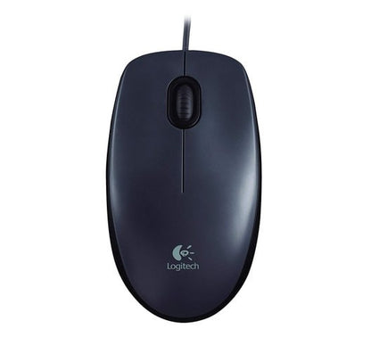USB Logitech Wired Mouse M90 Gray/Black