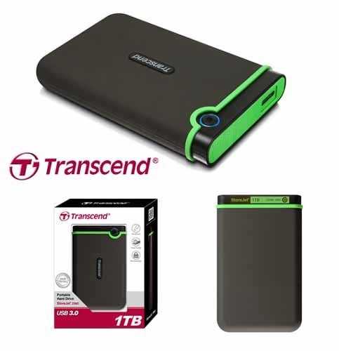 Transcend 1TB StoreJet USB 3.1 Gen 1 Portable External Hard Drive