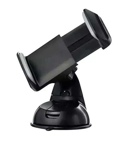 Silicone Car Mobile Holder Mount Short Neck 360° Rotation with Ultimate Reusable Suction Cup for Car Dashboard & Windshield