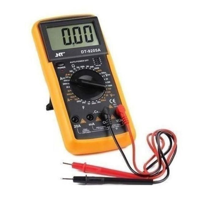 Digital Multimeter LCD AC or DC Resistance Capacitance