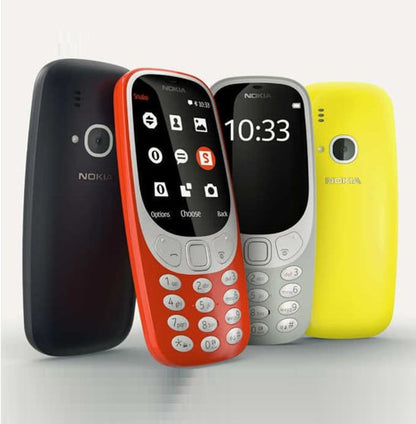 Nokia 3310 16MB Storage,16MB RAM, 2.4" TFT Display, Dual SIM, 2MP Camera, 1200mAh Battery