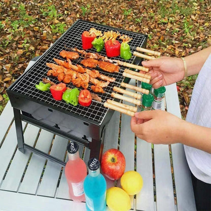 Foldable Portable barbecue charcoal grill For Outdoor Camps & Parties
