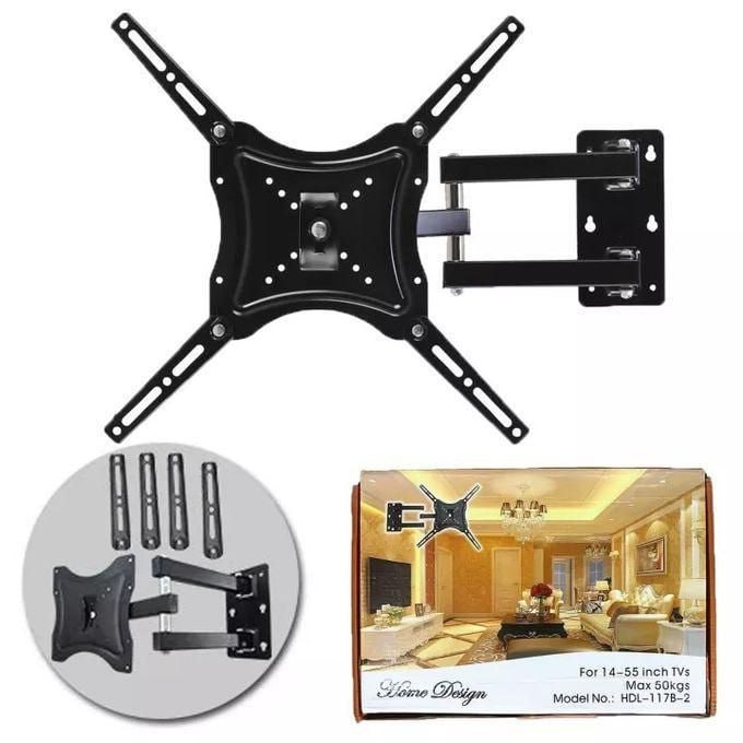 Wall Mount Tilt & Swivel Bracket Holder Full Motion for 14 - 55 Inch LED TVs