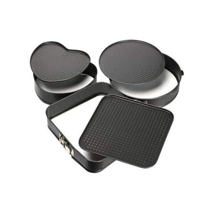 Non-stick Springform Cake 3-Pcs Baking Molds Pans